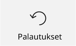 Palautukset